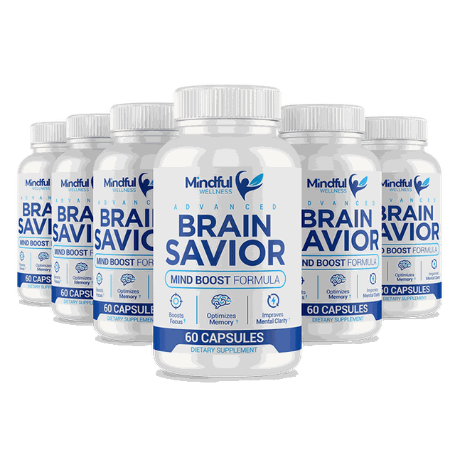 Brain Savior 6 bottle package, 360 capsules
